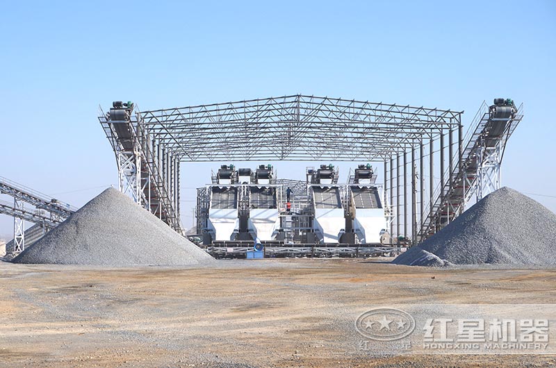大型砂石厂规模大、生产能力强