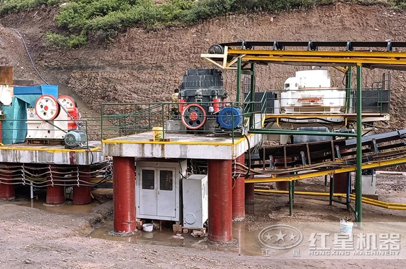 红星制砂设备助力安徽河卵石制砂生产线